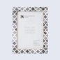 Picture Frames Moroccan Pattern Bone & Resin Inlay Collection in 27 Sizes, Grey – Wholesale picture frames