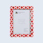 Picture Frames Moroccan Pattern Bone & Resin Inlay Collection in 27 Sizes, Red – Wholesale picture frames