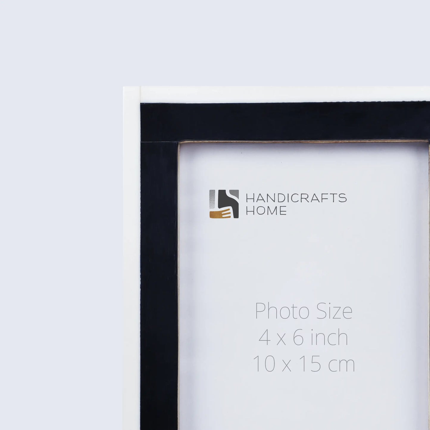 Classic Bone Inlay Picture Frame Black & White, 4x6,5x7,8x10