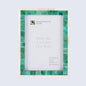 Classic Bone Inlay Picture Frame Green & White, 4x6,5x7,8x10