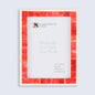 Classic Bone Inlay Picture Frame Red & White, 4x6,5x7,8x10