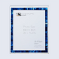 Classic Bone Inlay Picture Frame Blue & White, 4x6,5x7,8x10