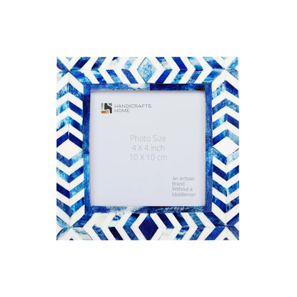 Picture Frames Taj Pattern Bone Inlay Collection in 27 Sizes, Blue – Wholesale picture frames