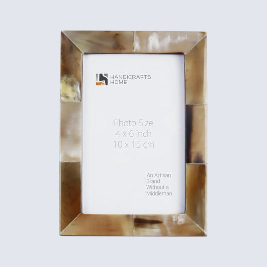 Picture Frames Essence Pattern Horn Inlay Collection in 3 Sizes, White – Wholesale picture frames