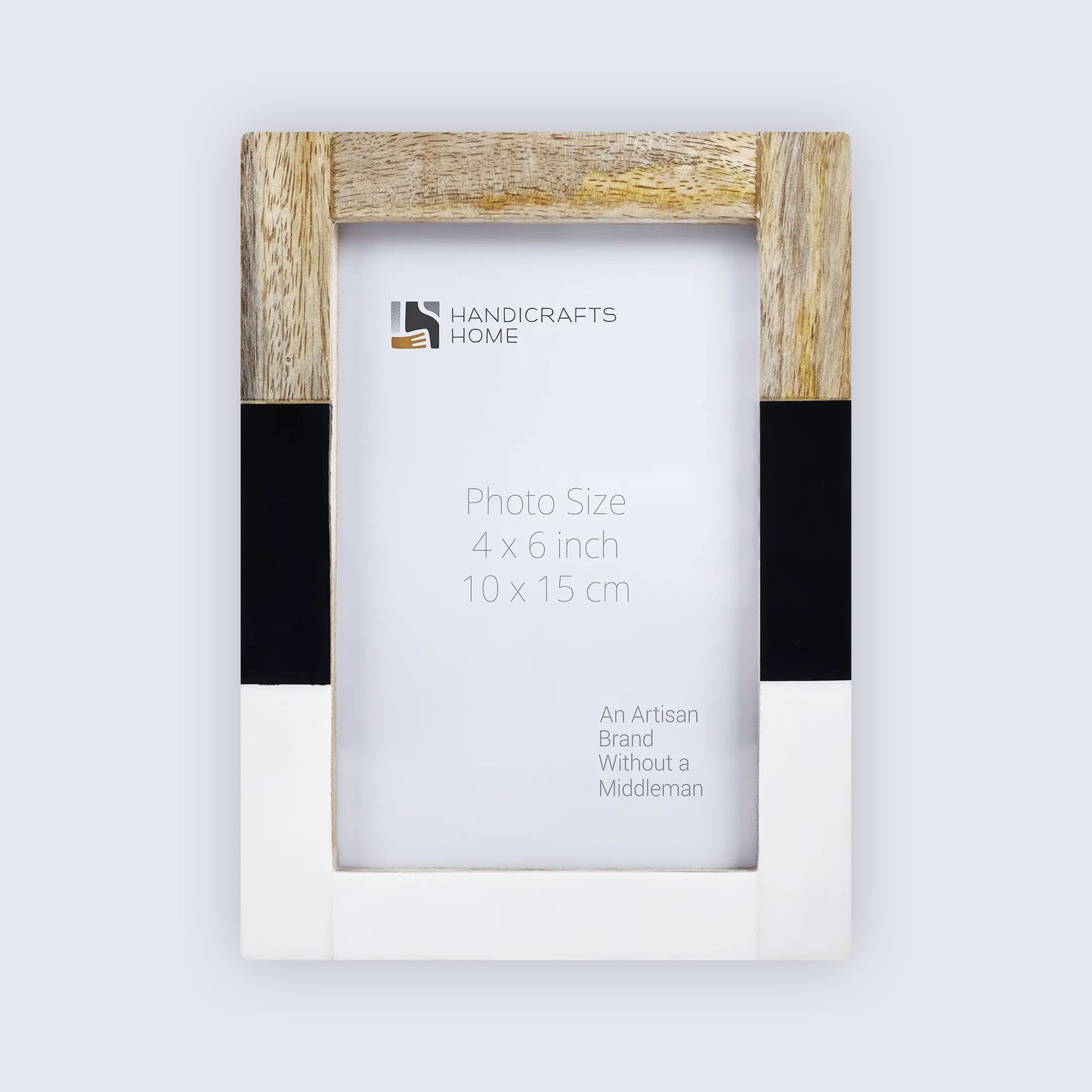 Picture Frames Mondrian Maple Pattern Resin Inlay Collection in 3 Sizes – Wholesale picture frames