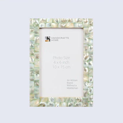 Picture Frames Mother of Pearl Collection in 27 Sizes, Green – Wholesale picture frames