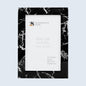 Picture Frames Rare Earth Marble Black Pattern Resin Inlay Collection in 3 Sizes – Wholesale picture frames