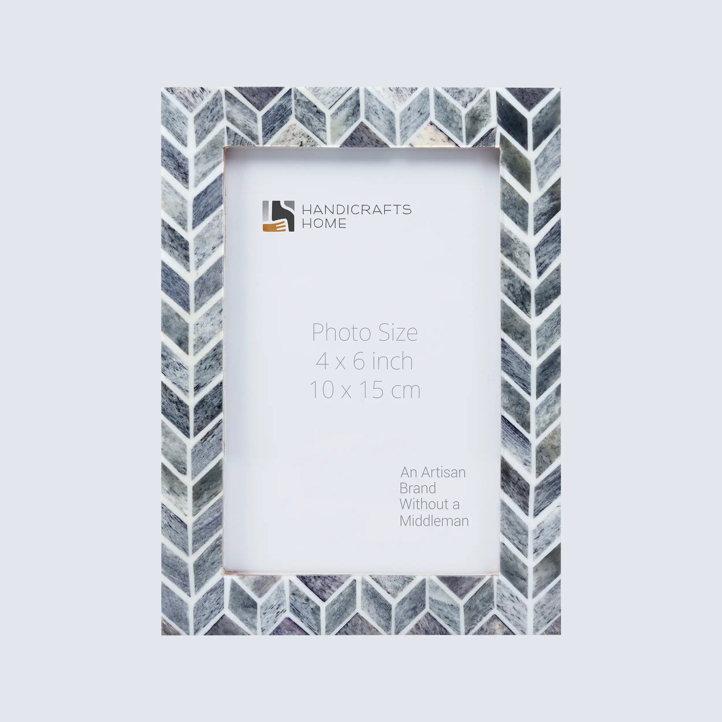 Picture Frames Artic Smoke Pattern Bone & Resin Inlay Collection in 3 Sizes – Wholesale picture frames