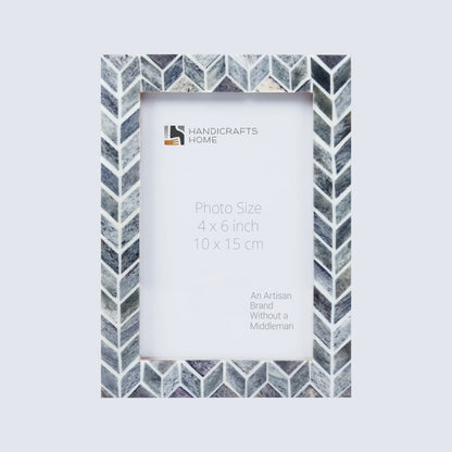 Picture Frames Artic Smoke Pattern Bone & Resin Inlay Collection in 3 Sizes – Wholesale picture frames