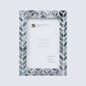 Picture Frames Artic Smoke Pattern Bone & Resin Inlay Collection in 3 Sizes – Wholesale picture frames