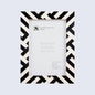 Picture Frames Avant Coco Pattern Resin Inlay Collection in 3 Sizes – Wholesale picture frames