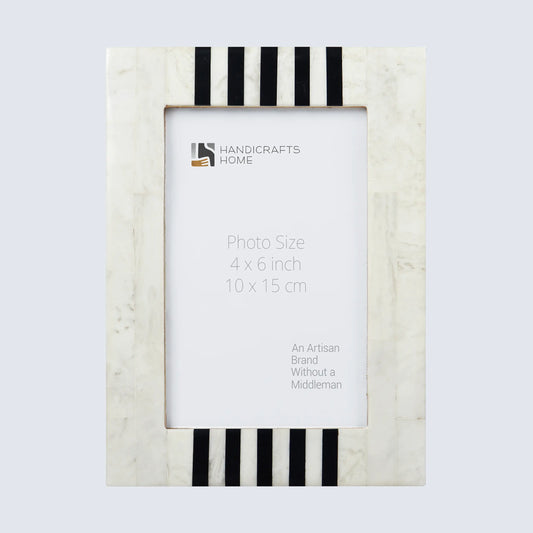 Picture Frames Contour Alto Pattern Resin Inlay Collection in 3 Sizes – Wholesale picture frames