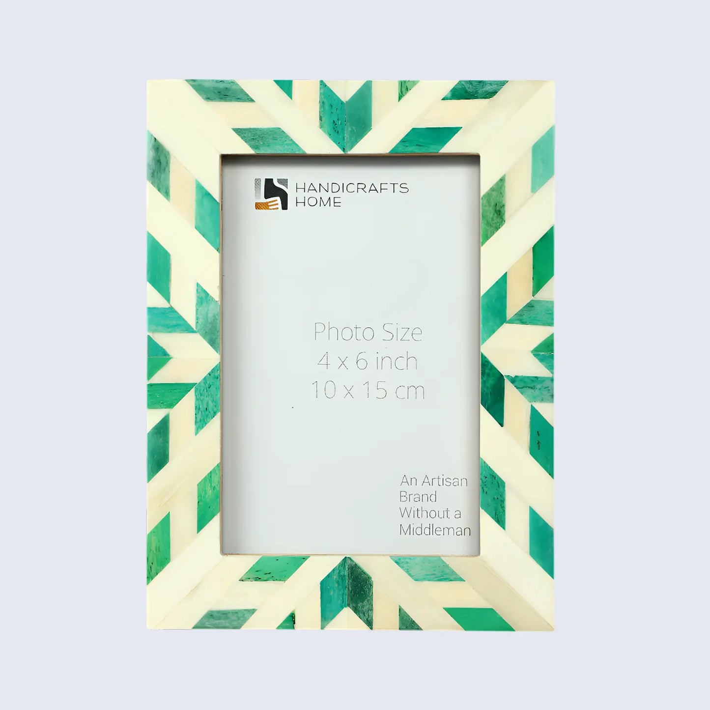 Hypno Nature Bone Inlay Green & White Picture Frame Collection in 3 Sizes – Wholesale picture frames