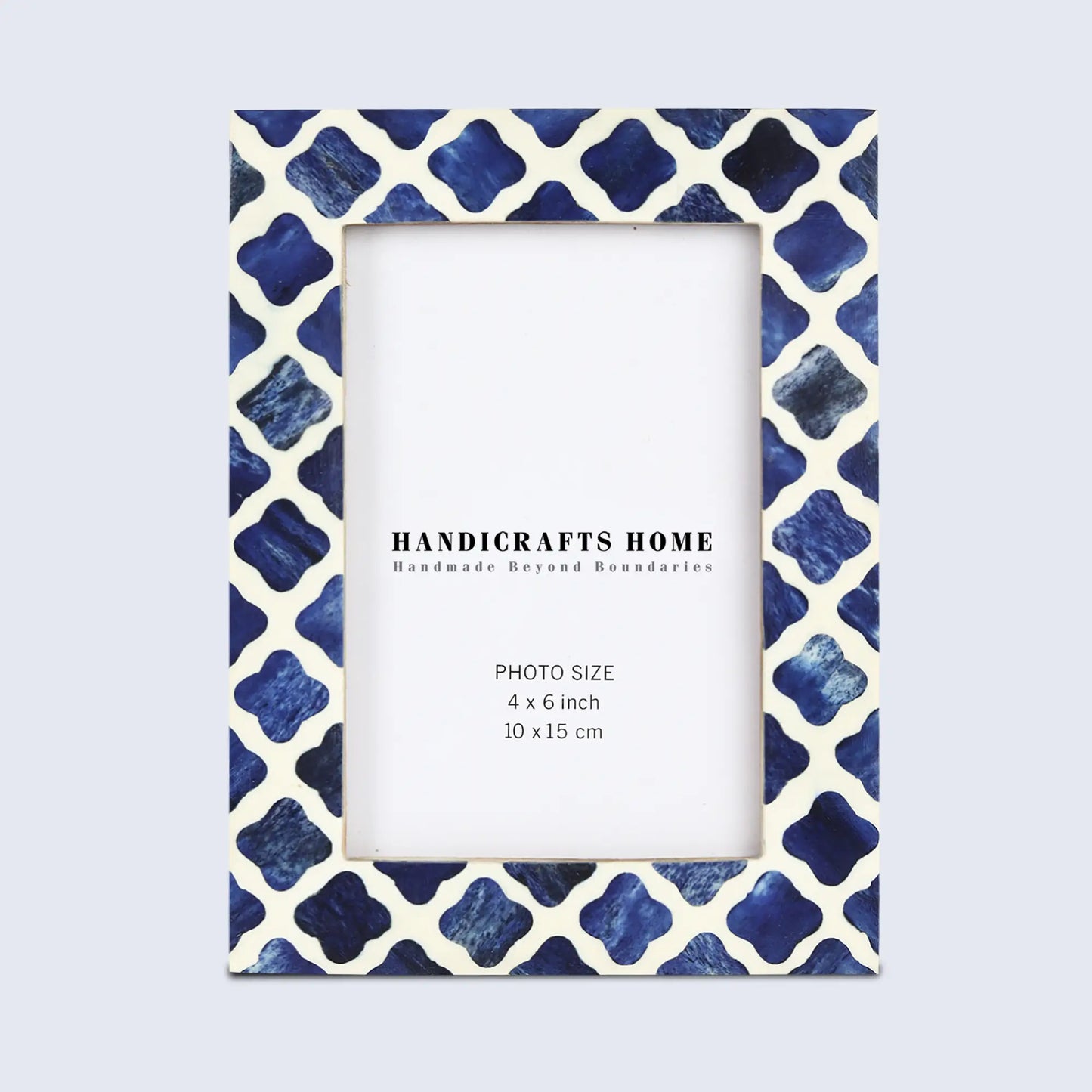 Picture Frames Indigo Pattern Bone & Resin Inlay Collection, 4x6 – Wholesale picture frames