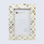 Picture Frames Moor Earth Pattern Mother of Pearl & Resin Collection in 3 Sizes – Wholesale picture frames