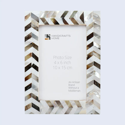 Picture Frames Pearlescent Chase Pattern Mother of Pearl Collection in 3 Sizes – Wholesale picture frames