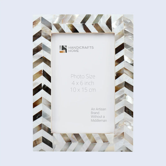 Picture Frames Pearlescent Chase Pattern Mother of Pearl Collection in 3 Sizes – Wholesale picture frames