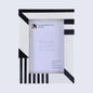 Black & White Resin Inlay Picture frame Silhouette Shaped Collection in 4x6 & 5x7