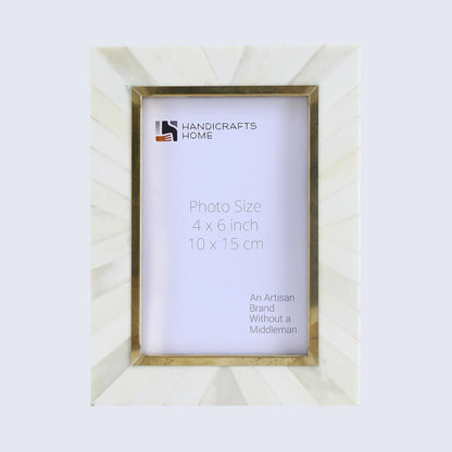 Picture Frames West Coast Monica Pattern Bone Inlay Collection in 2 Sizes – Wholesale picture frames
