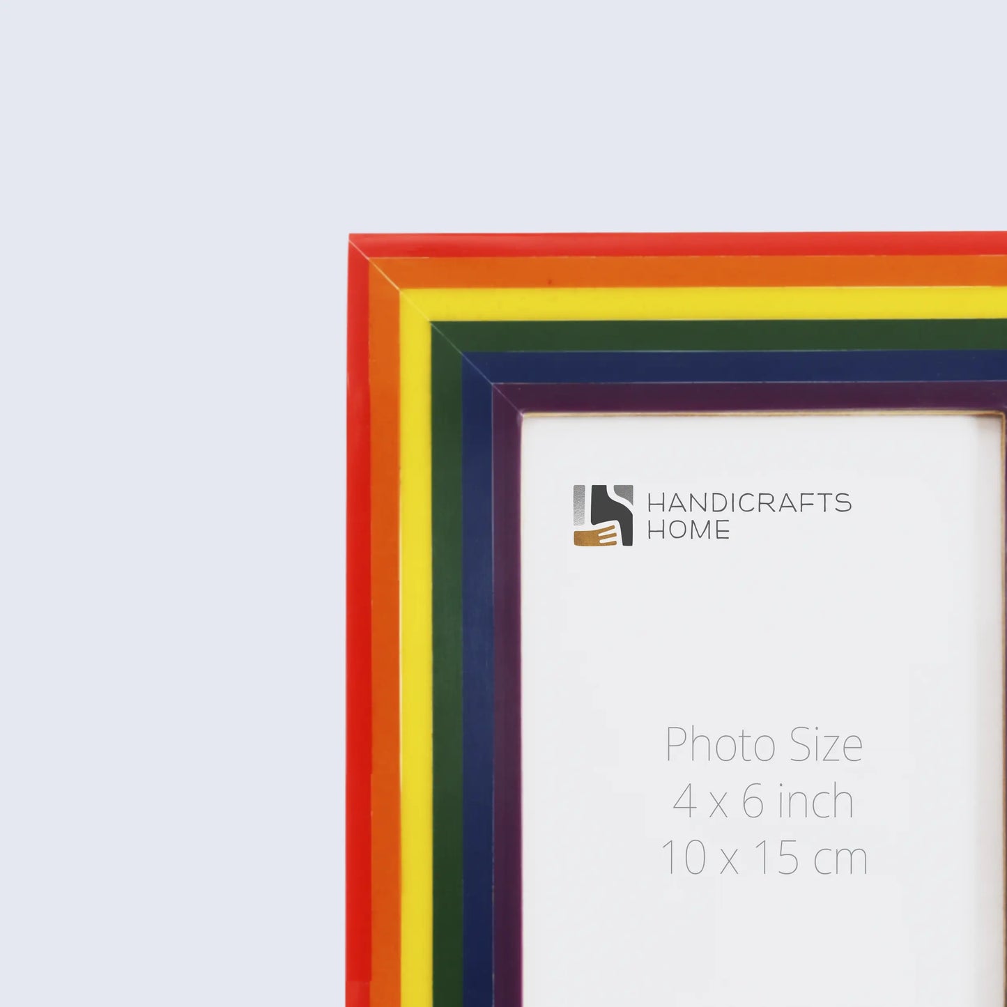 Picture Frames Spectrum Pride Pattern Resin Inlay Collection in 3 Sizes – Wholesale picture frames