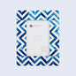 Picture Frames Herringbone Pattern Bone Inlay Collection in 2 Sizes, Blue – Wholesale picture frames