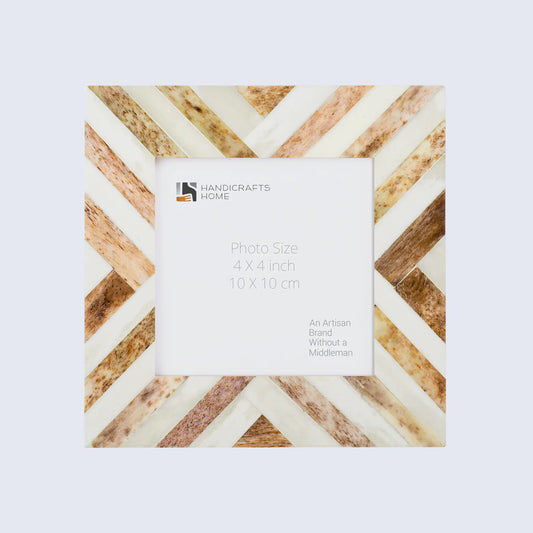 Picture Frames Chevron Pattern Bone Inlay Collection in 29 Sizes, Brown – Wholesale picture frames