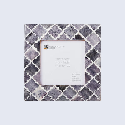 Picture Frames Moroccan Pattern Bone & Resin Inlay Collection in 27 Sizes, Grey – Wholesale picture frames