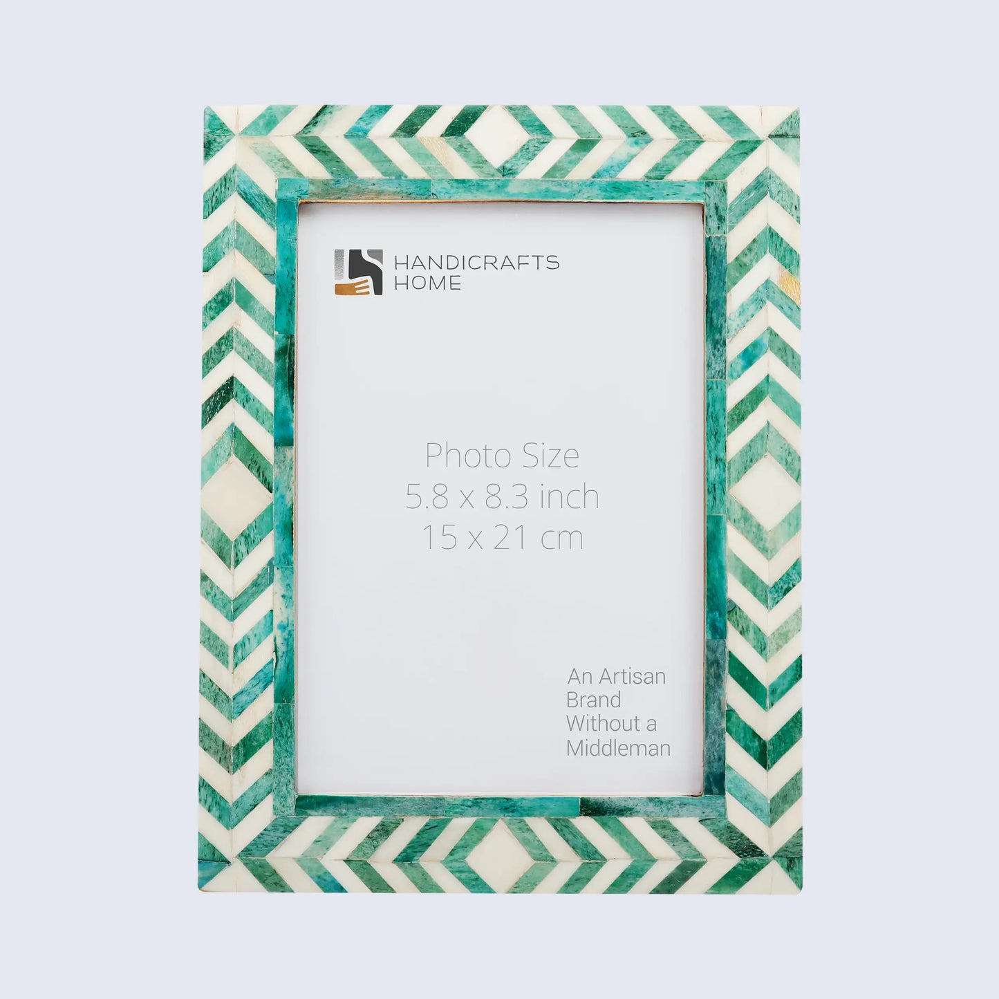 Picture Frames Taj Pattern Bone Inlay Collection in 25 Sizes, Green – Wholesale picture frames