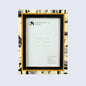 Black Abstract Ink Resin Inlay Picture Frame in 4x6 & 5x7 – Wholesale picture frames