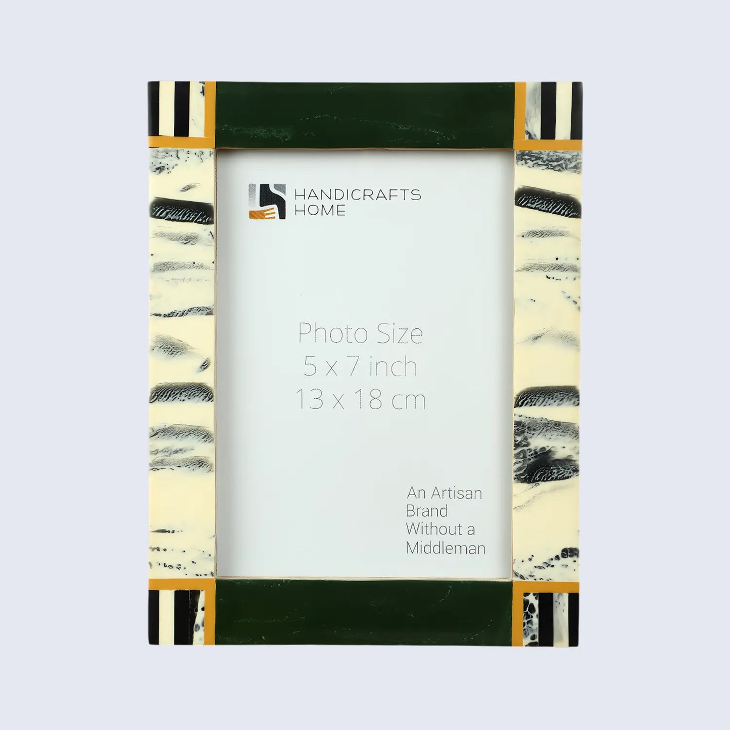 Sea Green Abstract Ink Resin Inlay Picture Frame in 4x6 & 5x7 – Wholesale picture frames