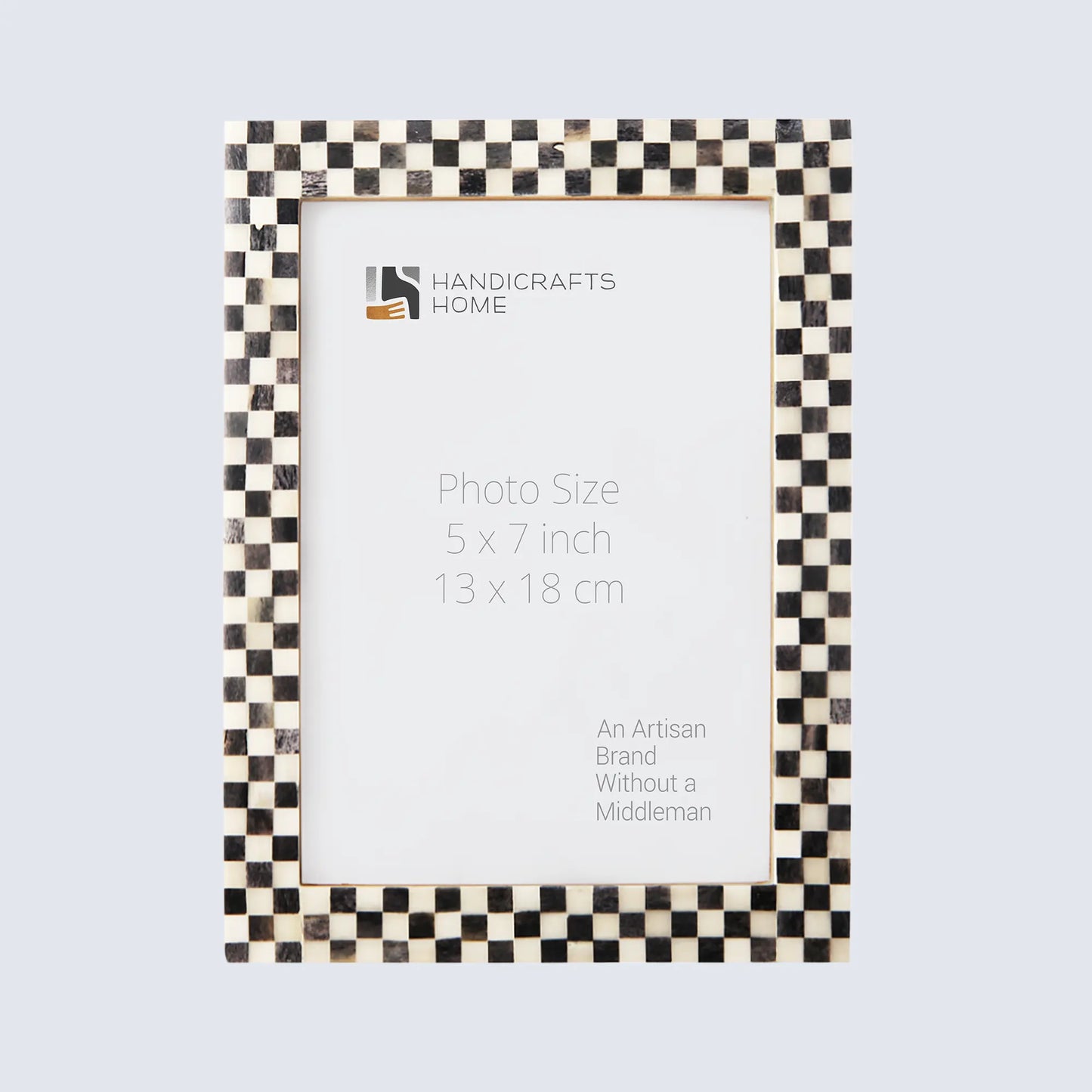 Picture Frames Checkered Pattern Bone Inlay Collection in 27 Sizes – Wholesale picture frames