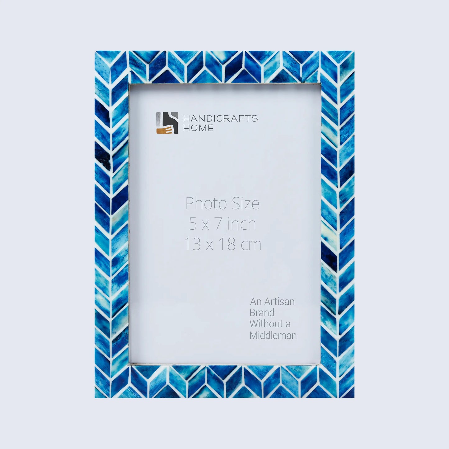 Picture Frames Artic Ice Pattern Bone & Resin Inlay Collection in 3 Sizes – Wholesale picture frames