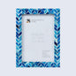 Picture Frames Artic Ice Pattern Bone & Resin Inlay Collection in 3 Sizes – Wholesale picture frames
