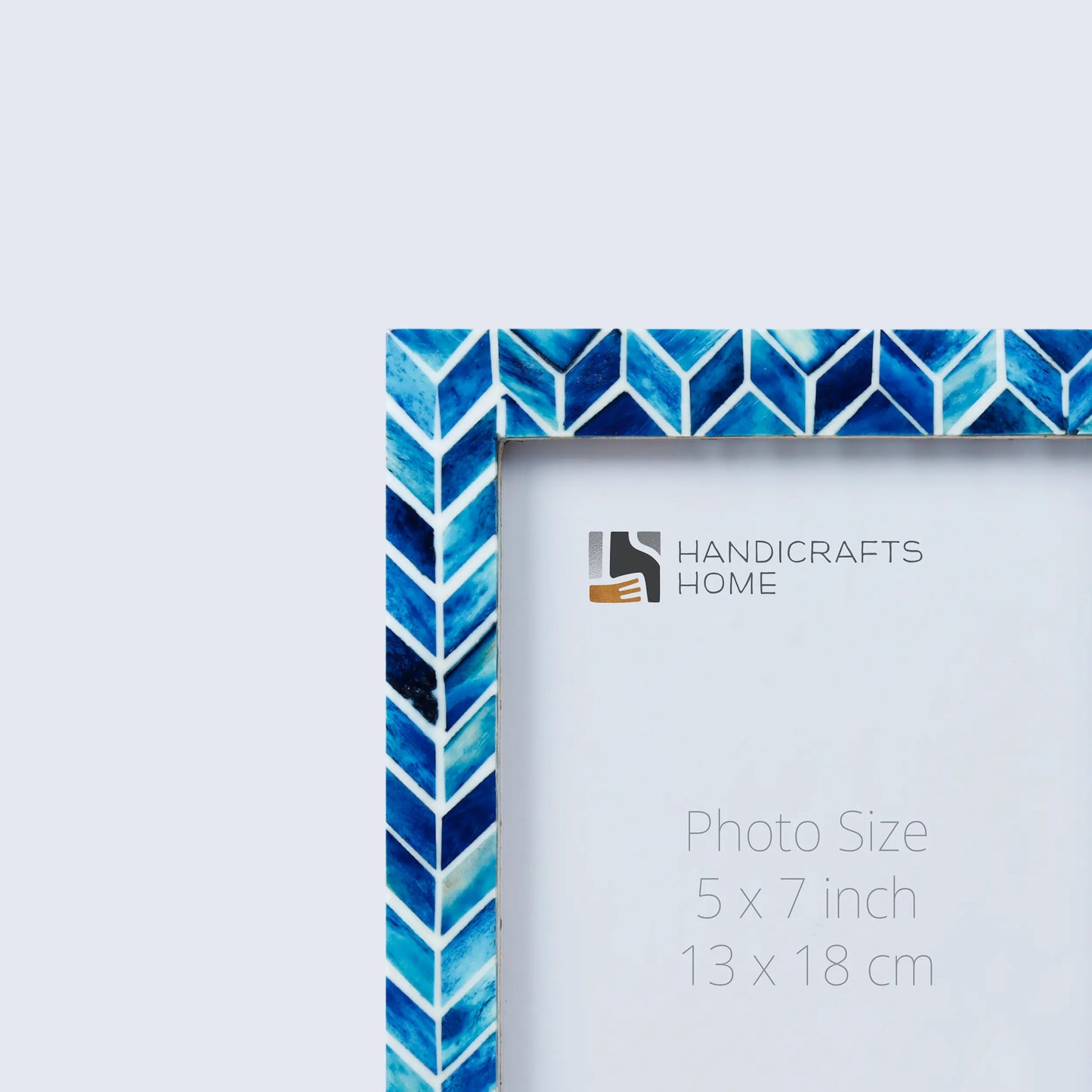 Picture Frames Artic Ice Pattern Bone & Resin Inlay Collection in 3 Sizes – Wholesale picture frames