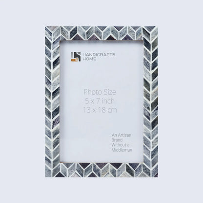 Picture Frames Artic Smoke Pattern Bone & Resin Inlay Collection in 3 Sizes – Wholesale picture frames