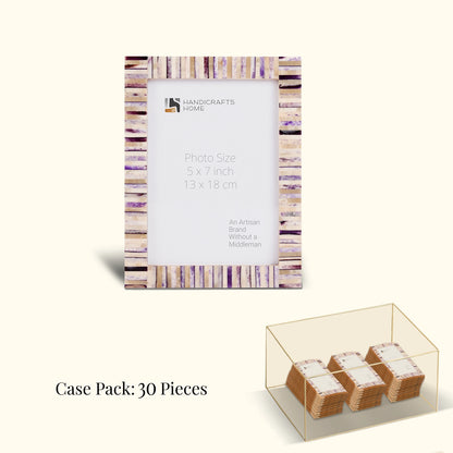 Decorative Picture Frames Pearlescent Barley, Pack of 30