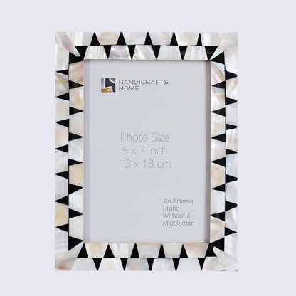Picture Frames Pearlescent Flash Pattern Mother of Pearl & Resin Collection in 3 Sizes – Wholesale picture frames