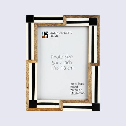 Picture Frames Silhouette Sequenced Pattern Resin Inlay Collection in 2 Sizes – Wholesale picture frames