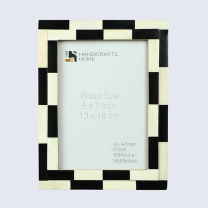 Picture Frames Silhouette Shuffled Pattern Bone Inlay Collection in 3 Sizes – Wholesale picture frames