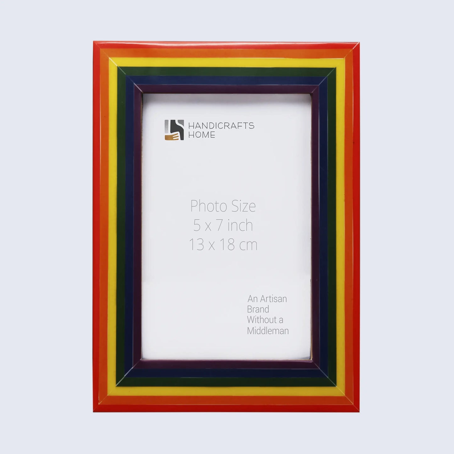 Picture Frames Spectrum Pride Pattern Resin Inlay Collection in 3 Sizes – Wholesale picture frames