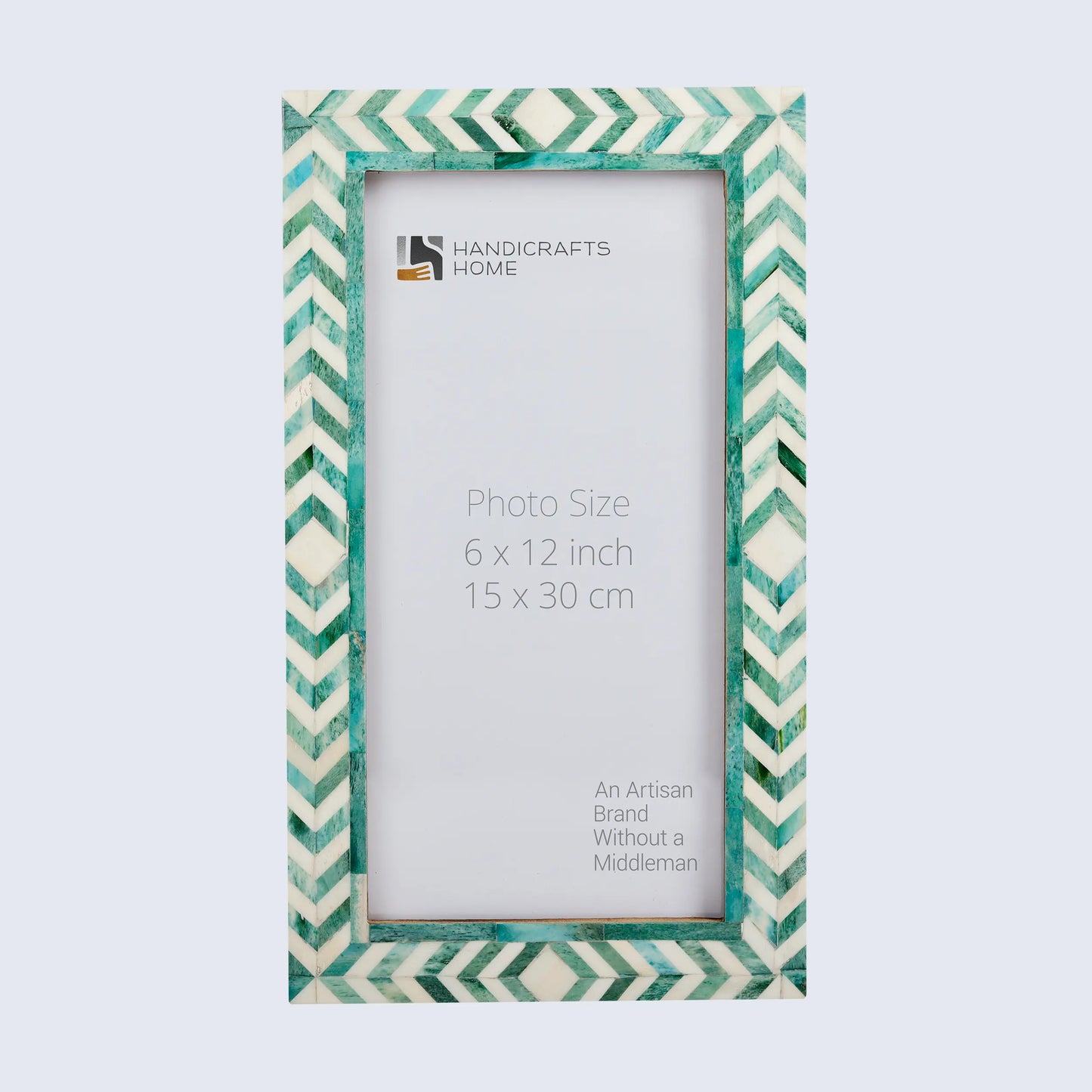 Picture Frames Taj Pattern Bone Inlay Collection in 25 Sizes, Green – Wholesale picture frames