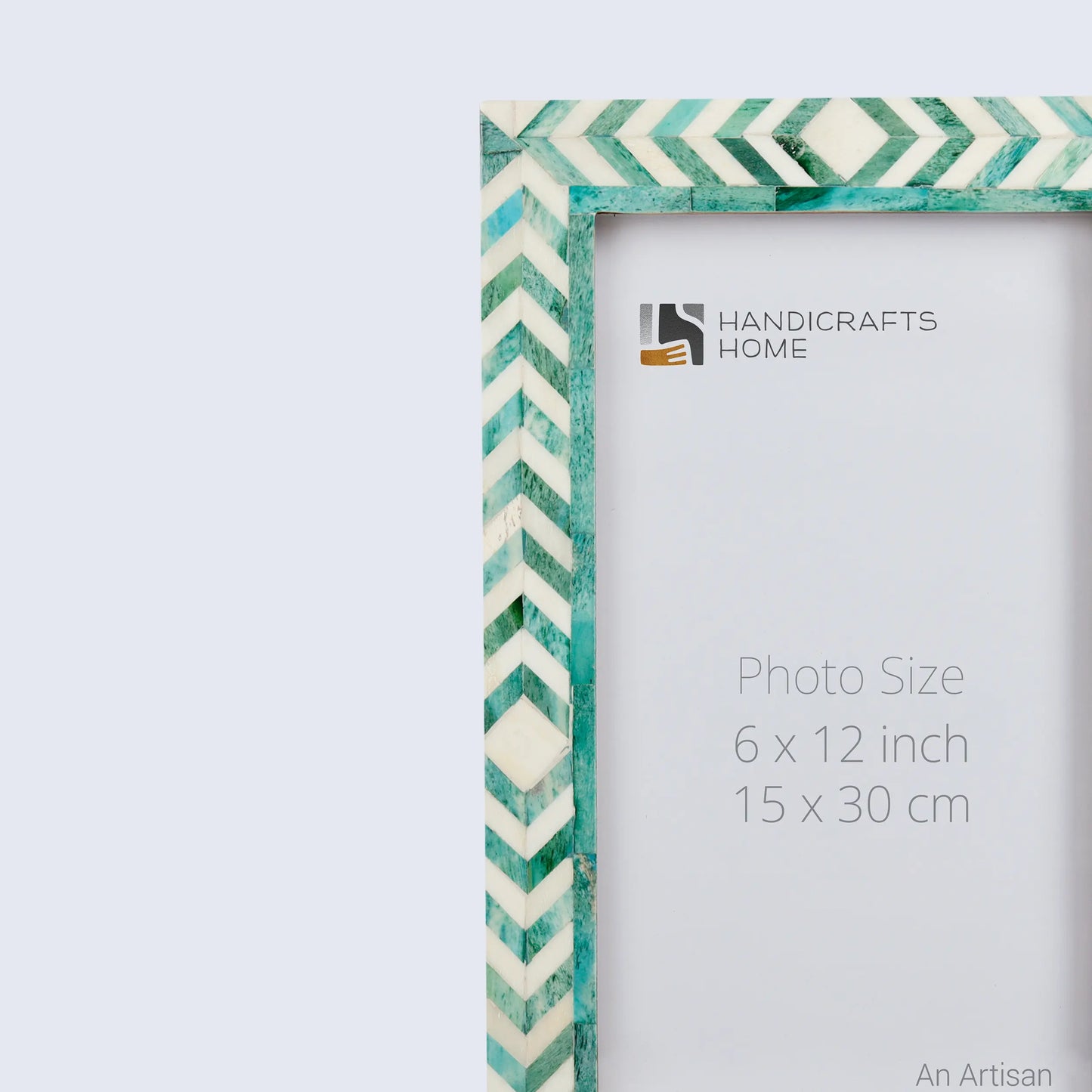 Picture Frames Taj Pattern Bone Inlay Collection in 25 Sizes, Green – Wholesale picture frames