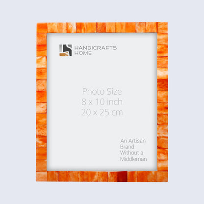 Picture Frames Classic Pattern Bone Inlay Collection in 27 Sizes, Orange – Wholesale picture frames