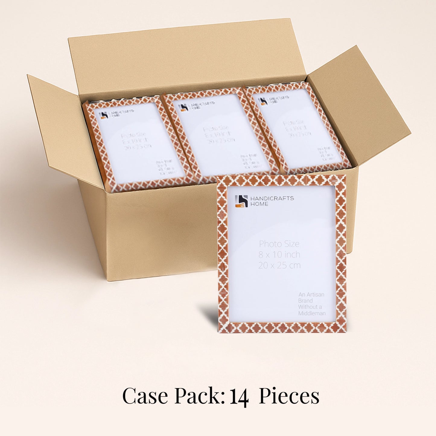 Decorative Picture Frames  Casablanca Mocha , Pack of 14