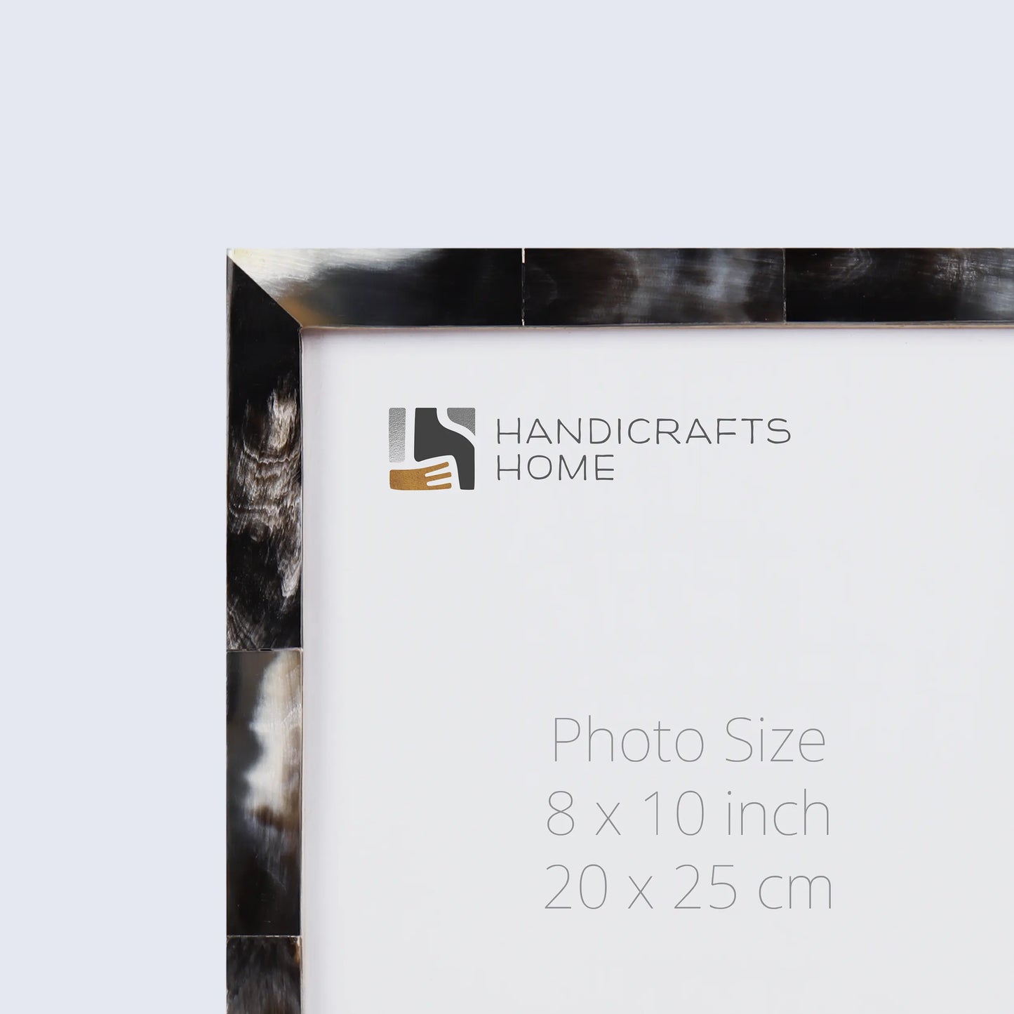 Picture Frames Essence Pattern Horn Inlay Collection in 3 Sizes, Black – Wholesale picture frames