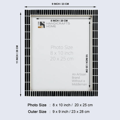 Picture Frames Manhattan Skyline Pattern Resin Inlay Collection in 3 Sizes – Wholesale picture frames