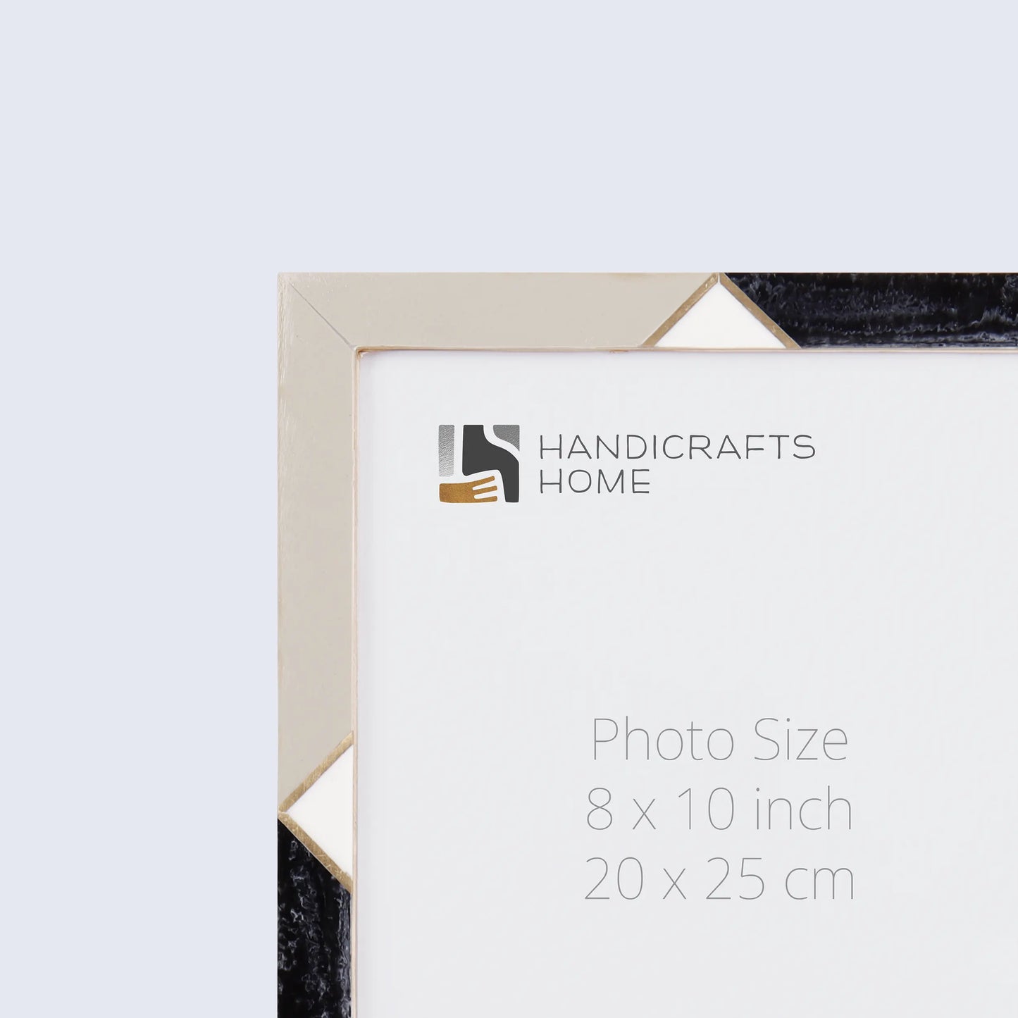Picture Frames Menton Grey Pattern Resin Inlay Collection in 3 Sizes – Wholesale picture frames