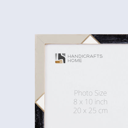 Picture Frames Menton Grey Pattern Resin Inlay Collection in 3 Sizes – Wholesale picture frames