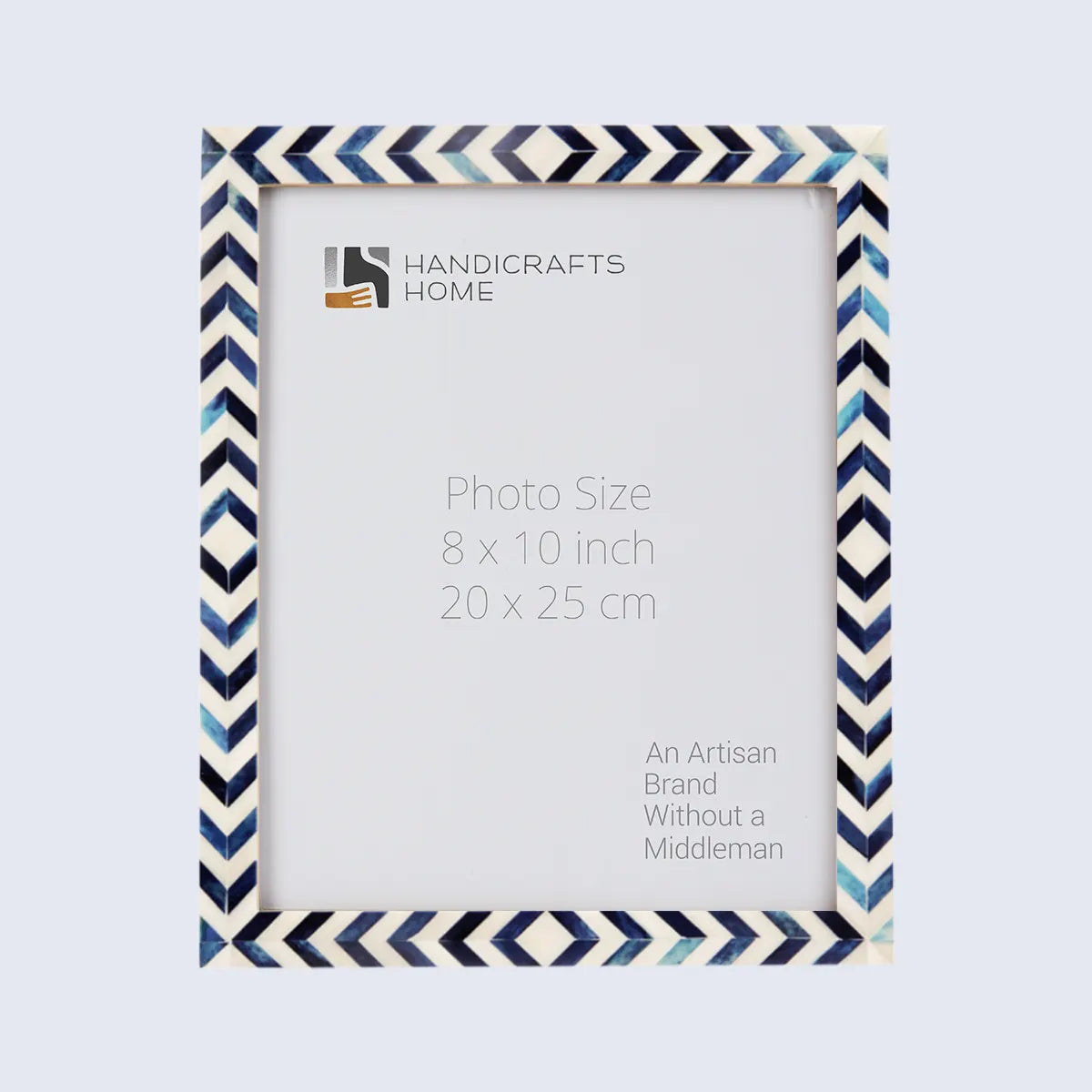 Picture Frames Taj Pattern Bone Inlay Collection in 27 Sizes, Blue – Wholesale picture frames