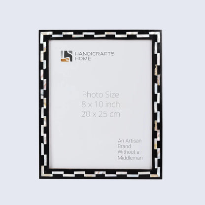 Picture Frames Pearlescent Tiptoe Pattern Mother of Pearl & Resin Collection in 3 Sizes – Wholesale picture frames